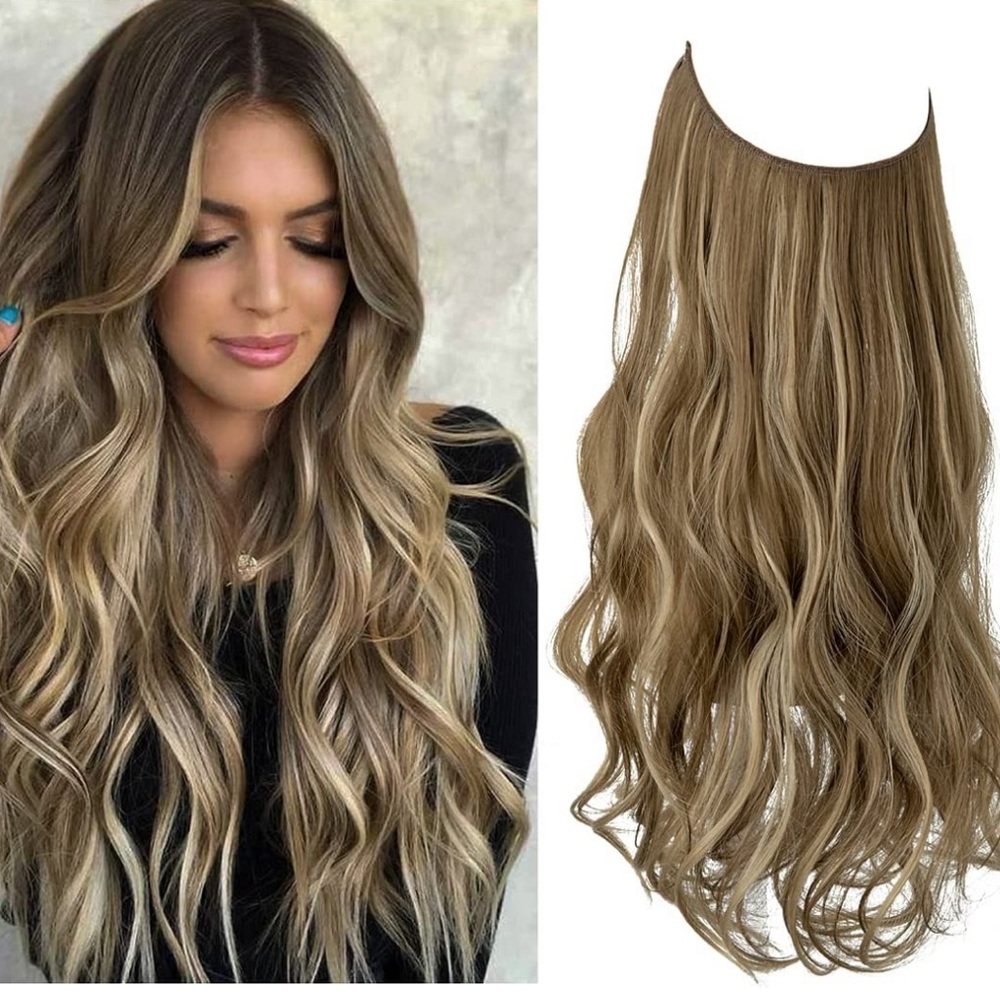 Halo hair extensions